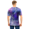 Lightning Aurora Galaxy Space Men T Shirt-grizzshop