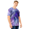 Lightning Aurora Galaxy Space Men T Shirt-grizzshop