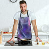 Lightning Aurora Galaxy Space Men's Apron-grizzshop