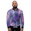 Lightning Aurora Galaxy Space Men's Bomber Jacket-grizzshop