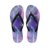 Lightning Aurora Galaxy Space Men's Flip Flops-grizzshop