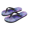 Lightning Aurora Galaxy Space Men's Flip Flops-grizzshop