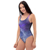 Lightning Aurora Galaxy Space One Piece Swimsuite-grizzshop