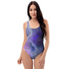 Lightning Aurora Galaxy Space One Piece Swimsuite-grizzshop