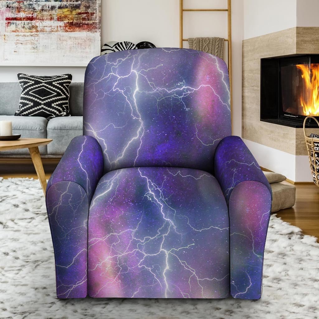 Lightning Aurora Galaxy Space Recliner Cover-grizzshop