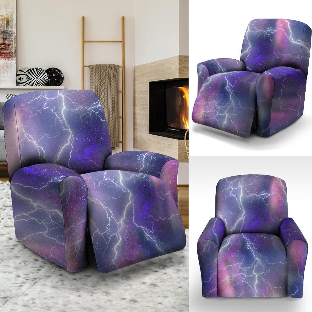 Lightning Aurora Galaxy Space Recliner Cover-grizzshop