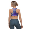 Lightning Aurora Galaxy Space Sports Bra-grizzshop