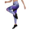 Lightning Aurora Galaxy Space Women's Leggings-grizzshop