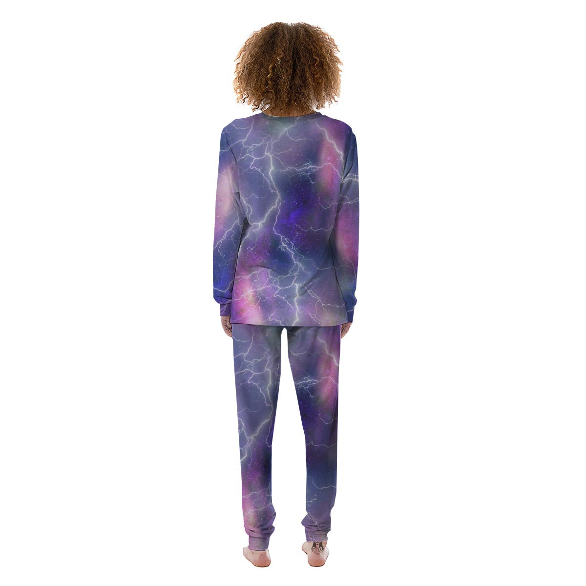 Lightning Aurora Galaxy Space Women's Pajamas-grizzshop