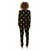 Lightning Bolts Yellow Print Pattern Women's Pajamas-grizzshop