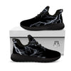 Lightning White Electric Print Black Athletic Shoes-grizzshop