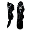 Lightning White Electric Print Muay Thai Shin Guards-grizzshop