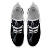 Lightning White Electric Print White Athletic Shoes-grizzshop