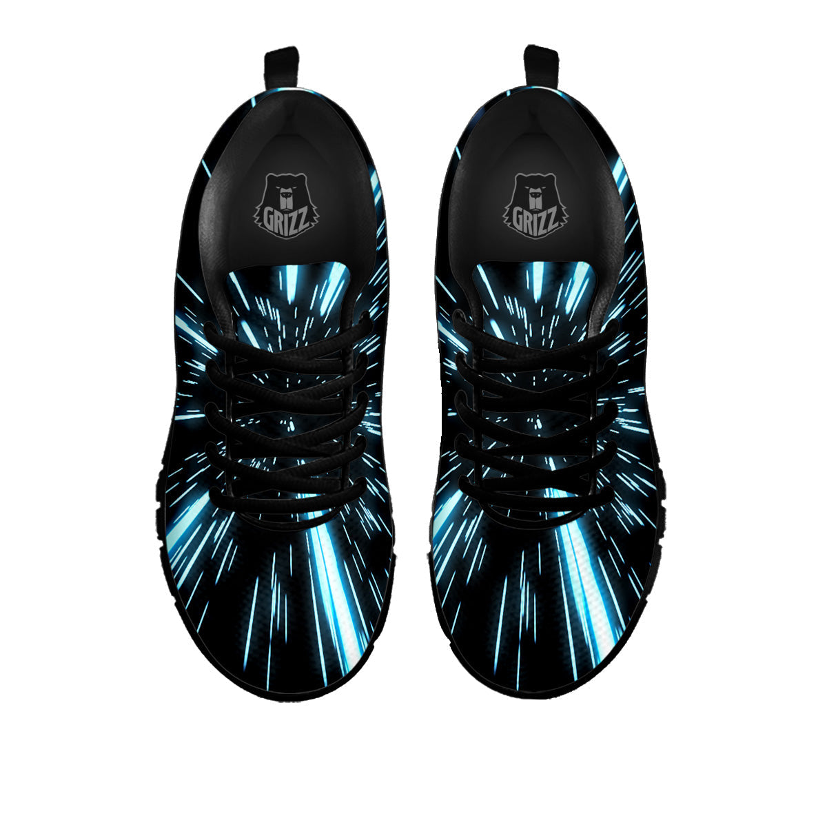 Lightspeed Blue Print Black Sneaker-grizzshop