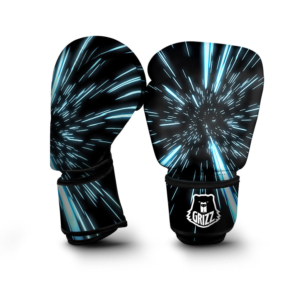 Lightspeed Blue Print Boxing Gloves-grizzshop