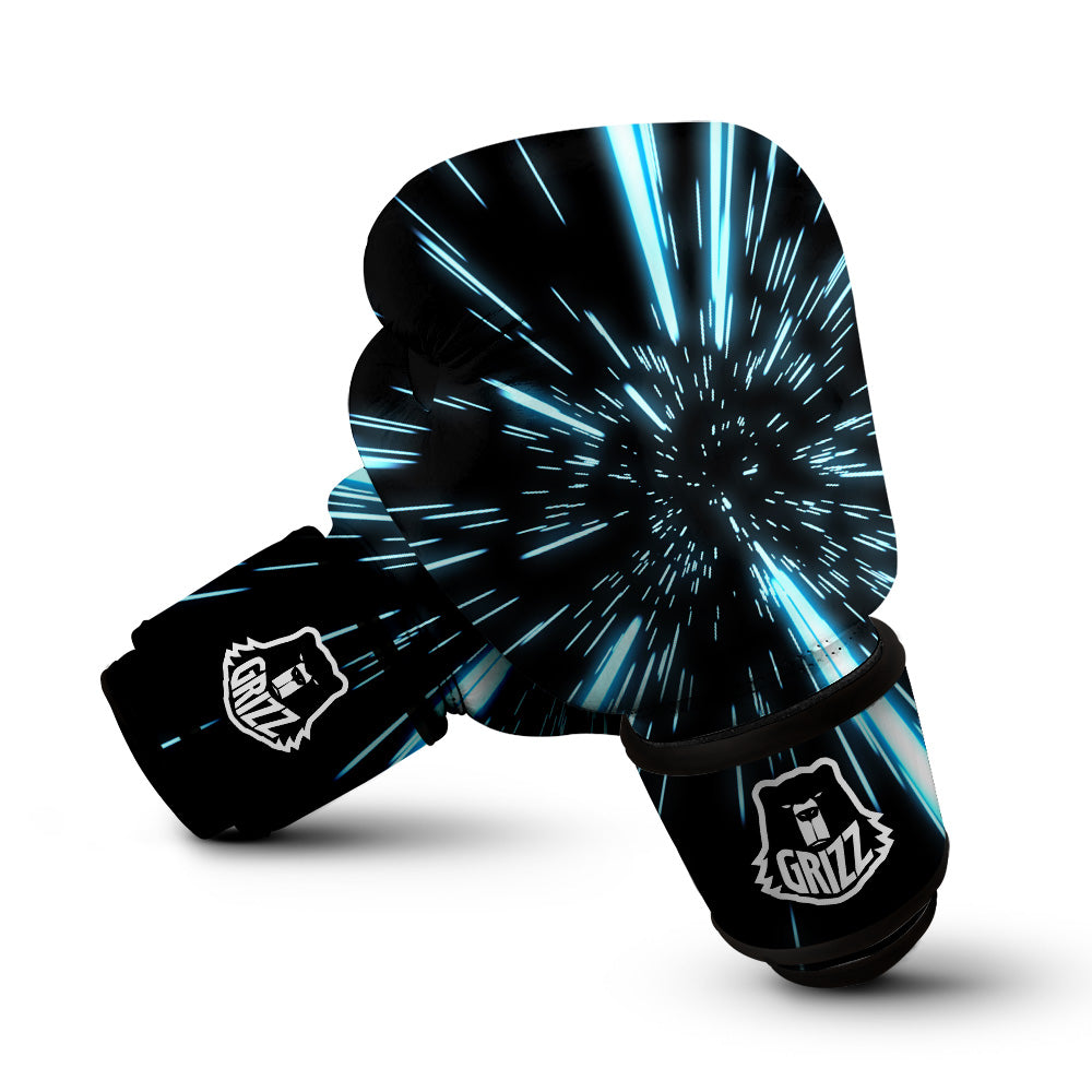 Lightspeed Blue Print Boxing Gloves-grizzshop