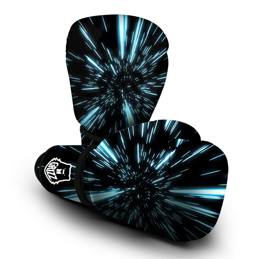 Lightspeed Blue Print Boxing Gloves-grizzshop