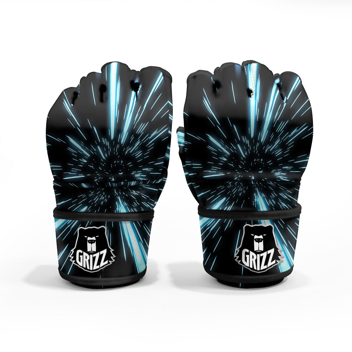 Lightspeed Blue Print MMA Gloves-grizzshop
