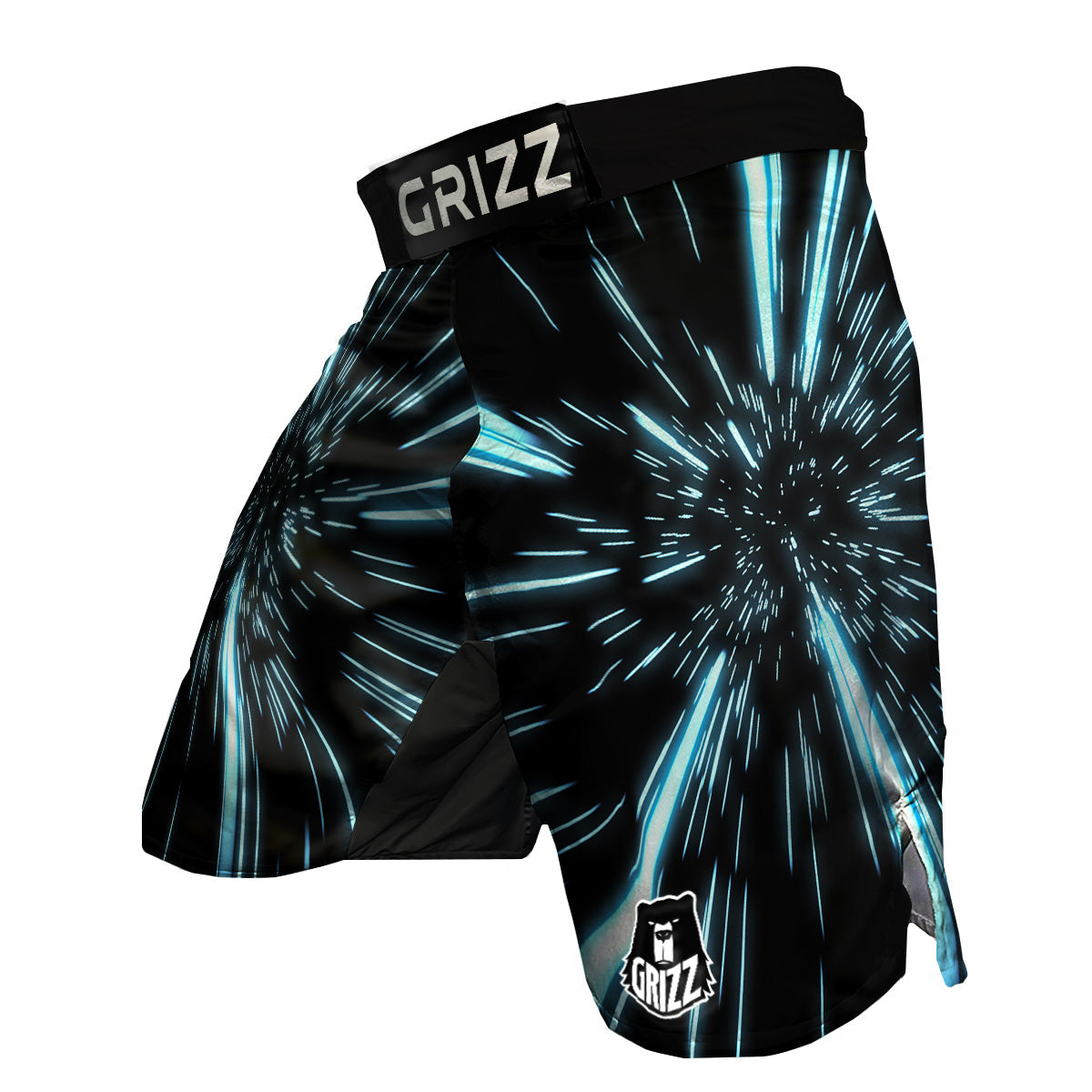 Lightspeed Blue Print MMA Shorts-grizzshop