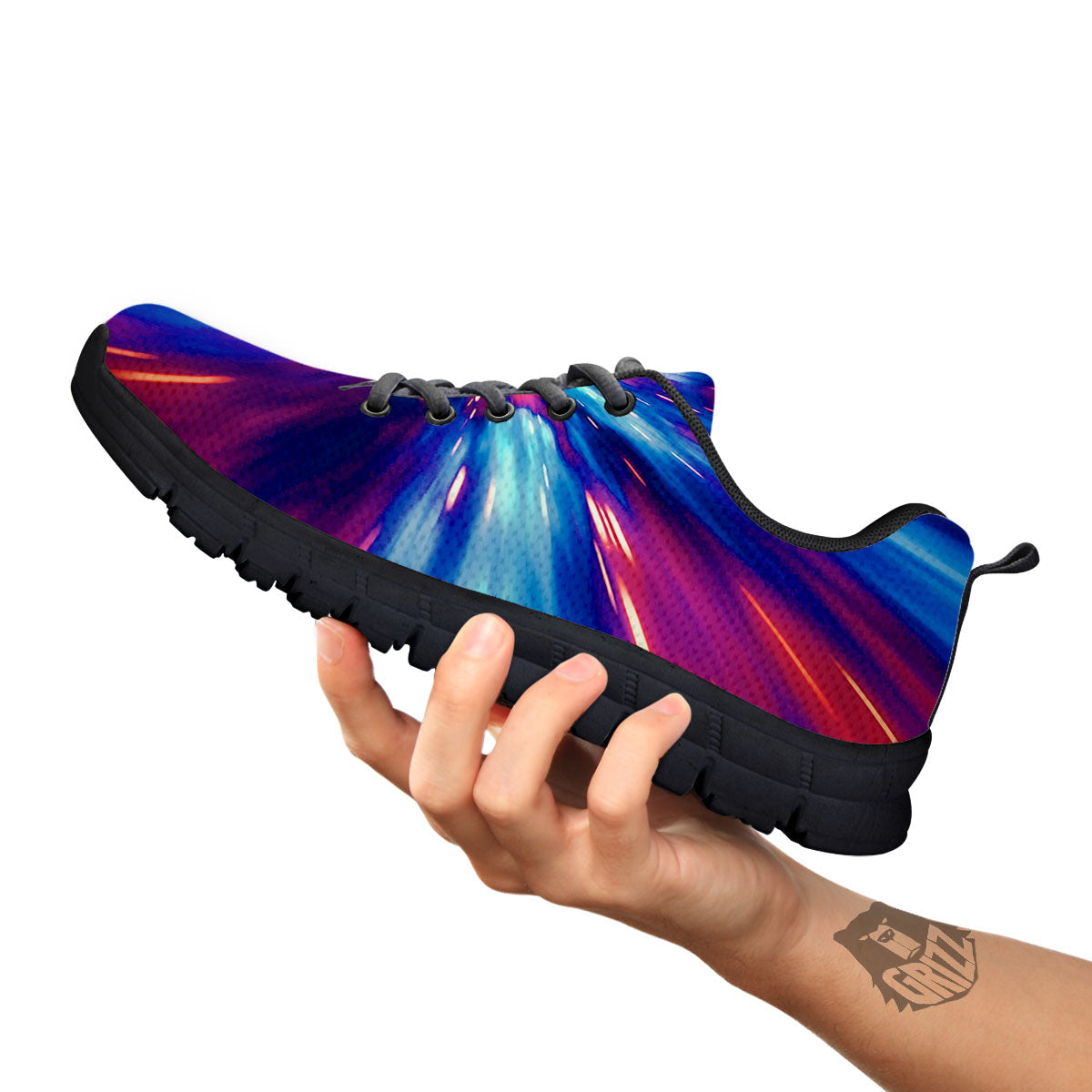 Lightspeed Galaxy Print Black Sneaker-grizzshop
