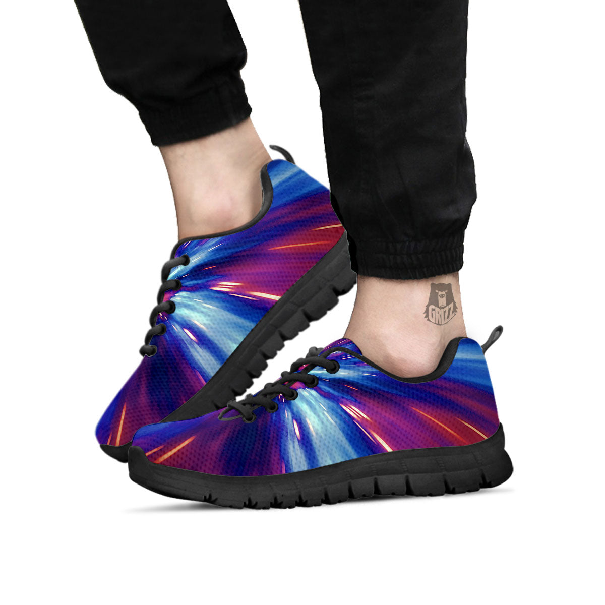 Lightspeed Galaxy Print Black Sneaker-grizzshop