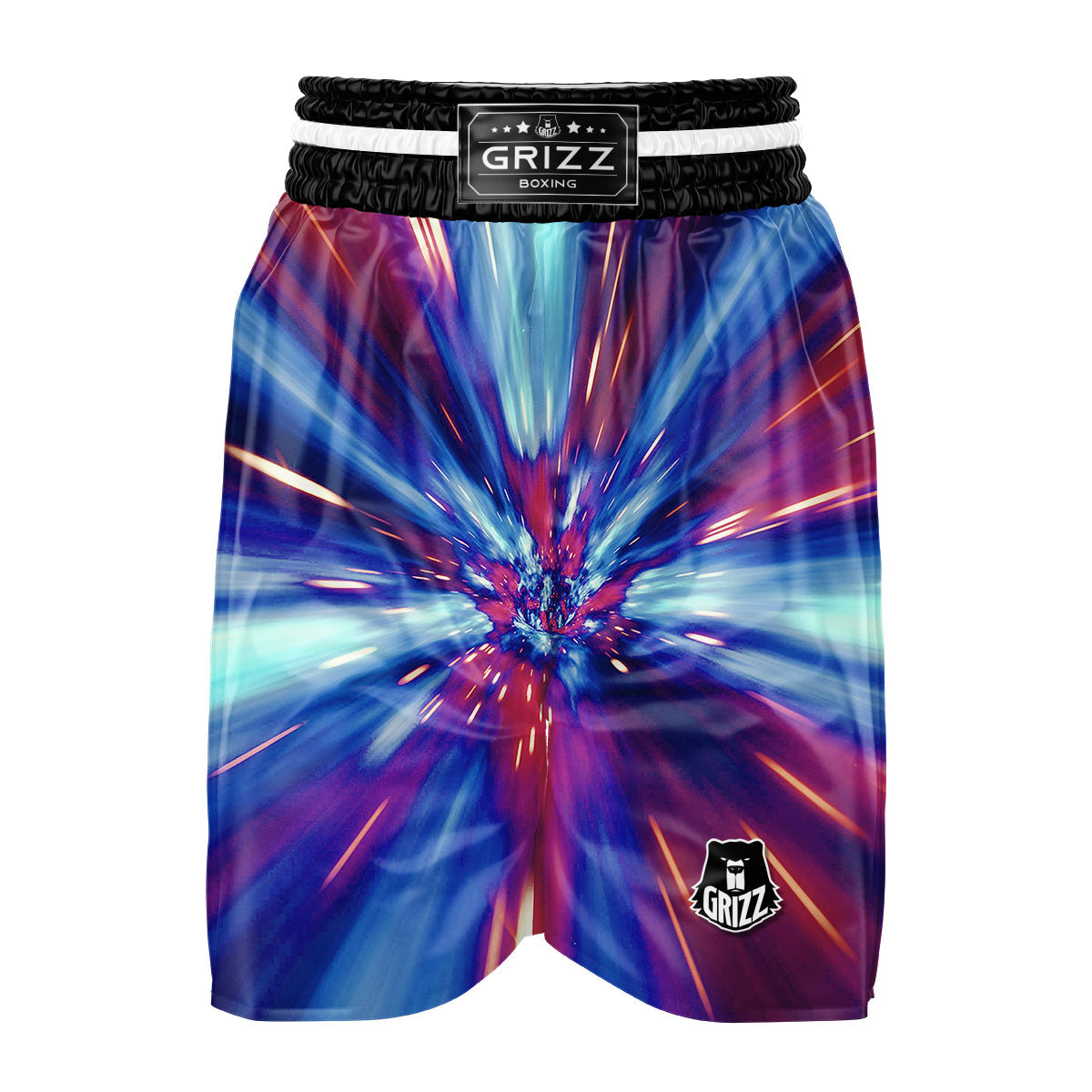 Lightspeed Galaxy Print Boxing Shorts-grizzshop