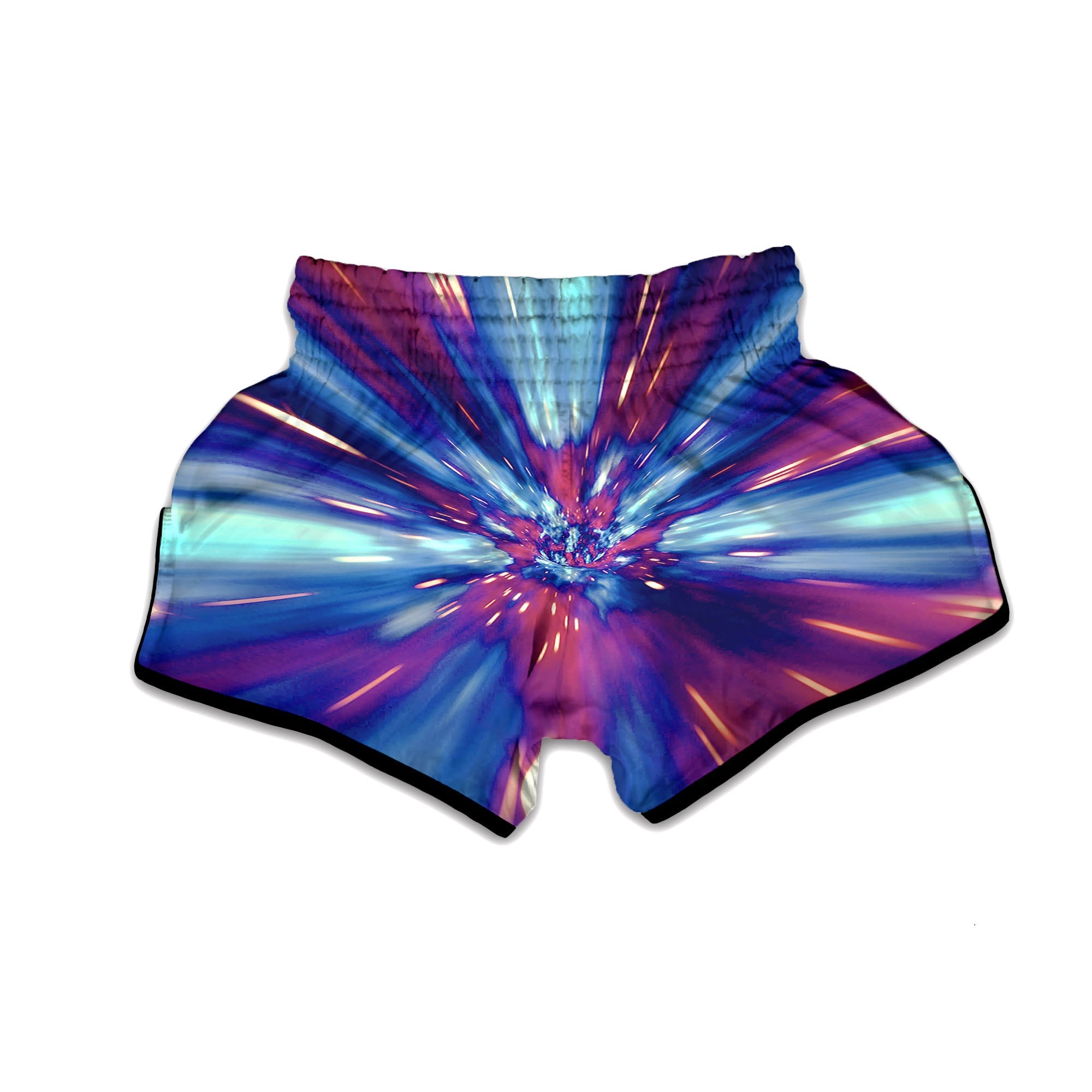 Lightspeed Galaxy Print Muay Thai Boxing Shorts-grizzshop