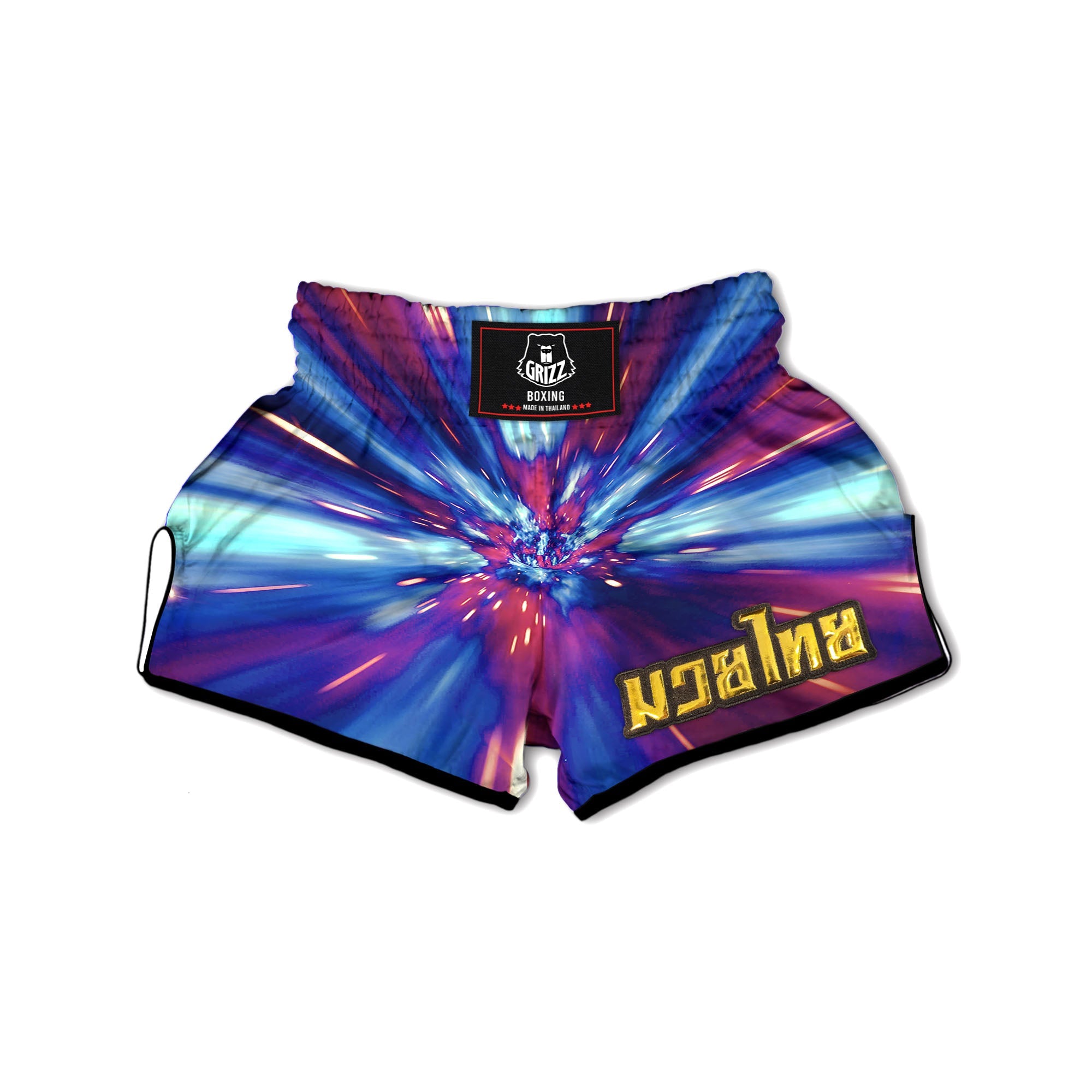 Lightspeed Galaxy Print Muay Thai Boxing Shorts-grizzshop