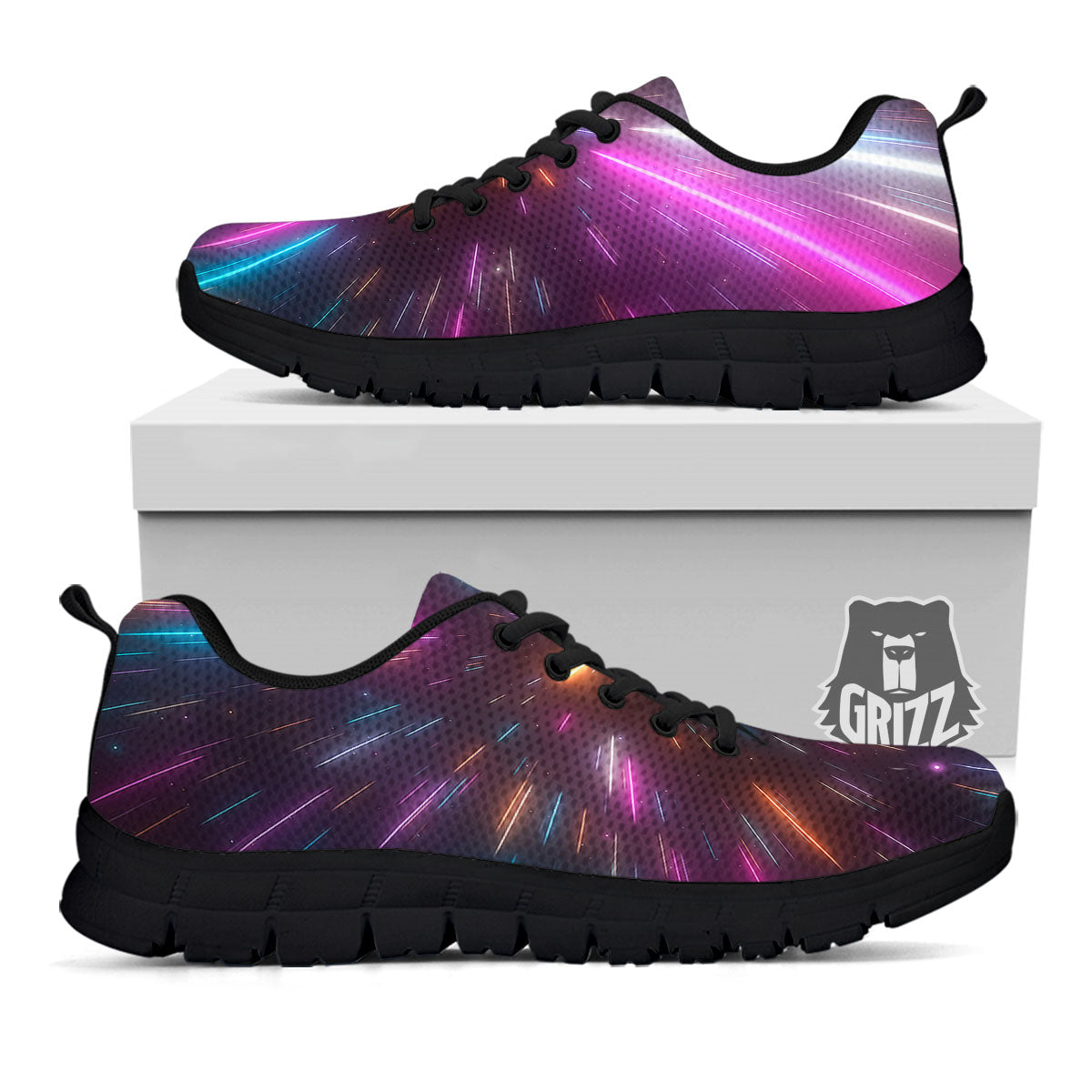 Lightspeed Hyperspace Print Black Sneaker-grizzshop