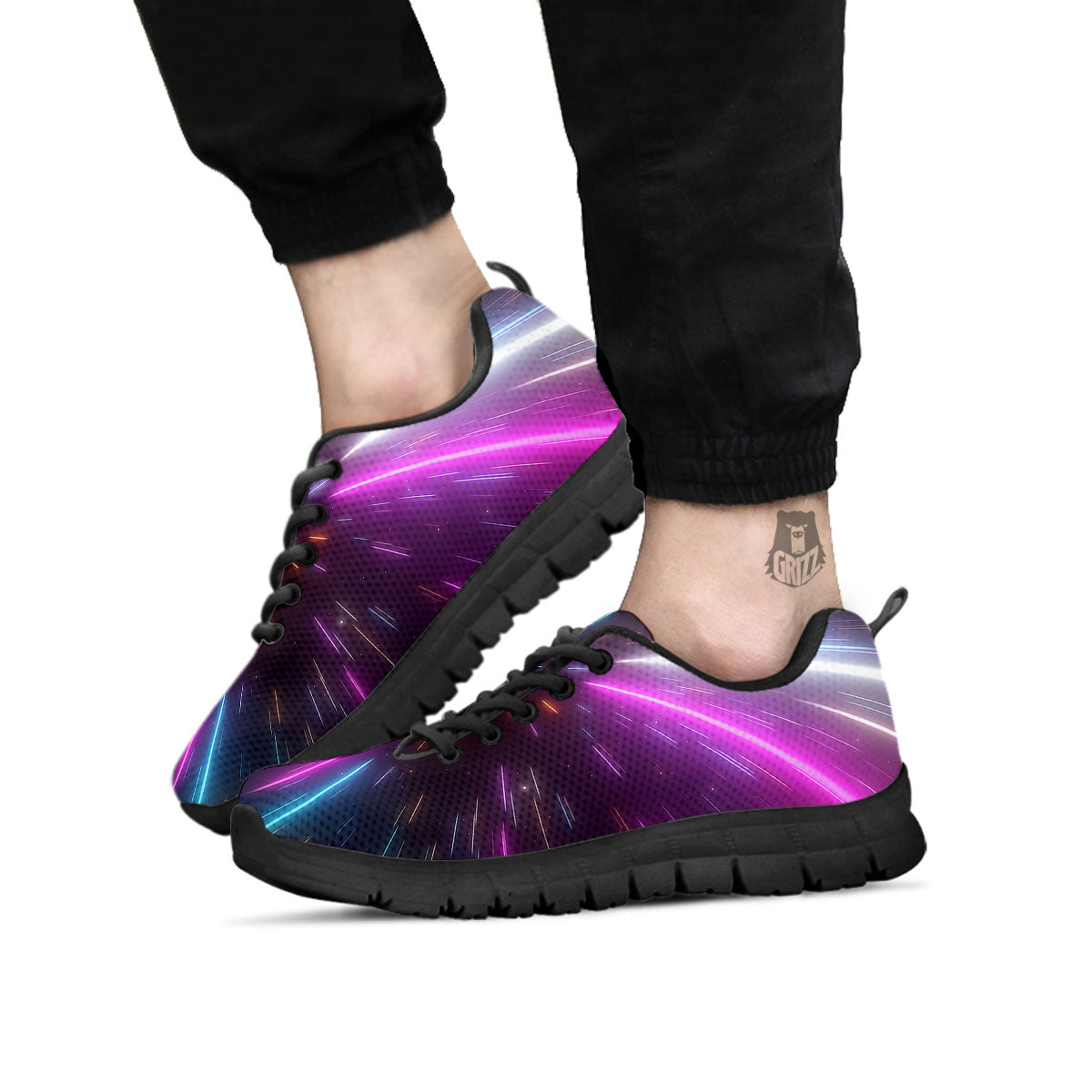 Lightspeed Hyperspace Print Black Sneaker-grizzshop