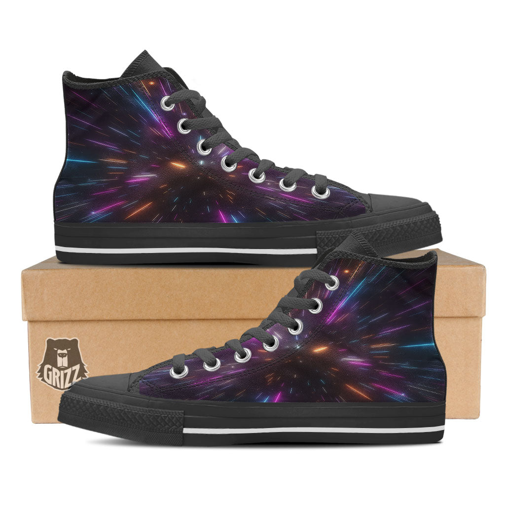 Lightspeed Hyperspace Print High Top Shoes-grizzshop