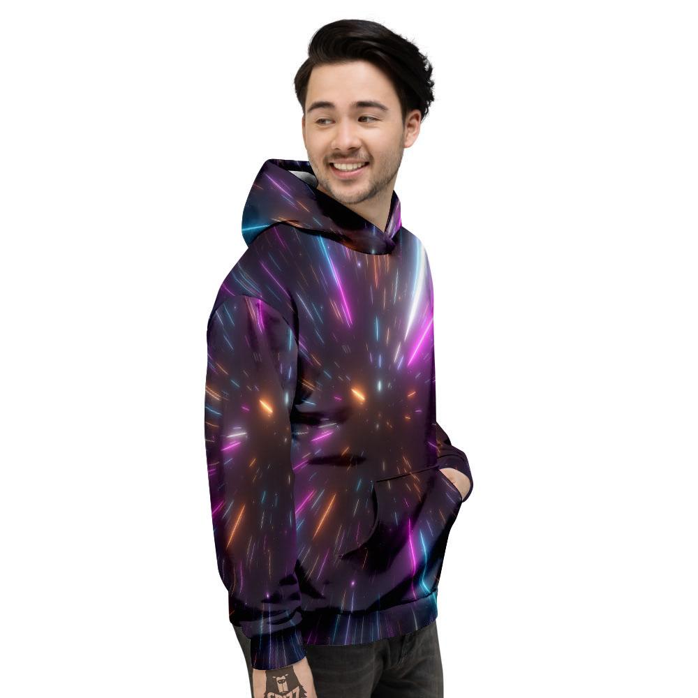 Lightspeed Hyperspace Print Men's Hoodie-grizzshop