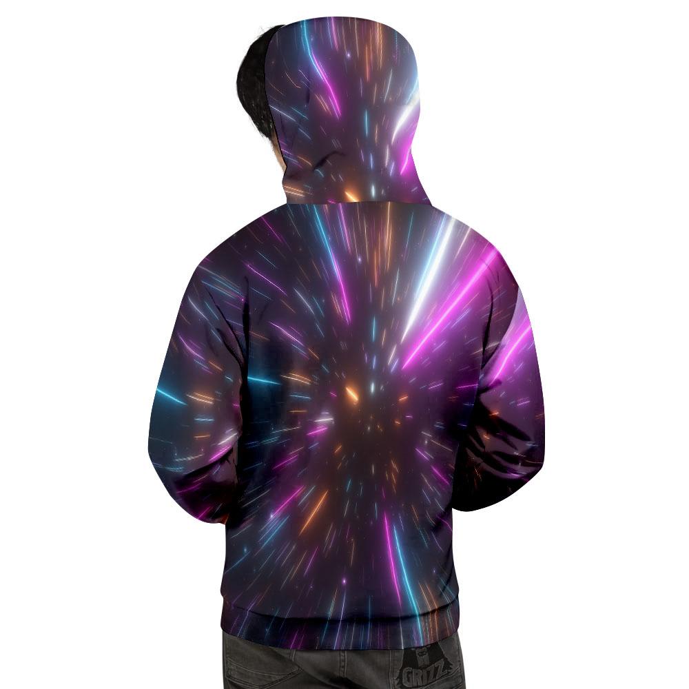 Lightspeed Hyperspace Print Men's Hoodie-grizzshop