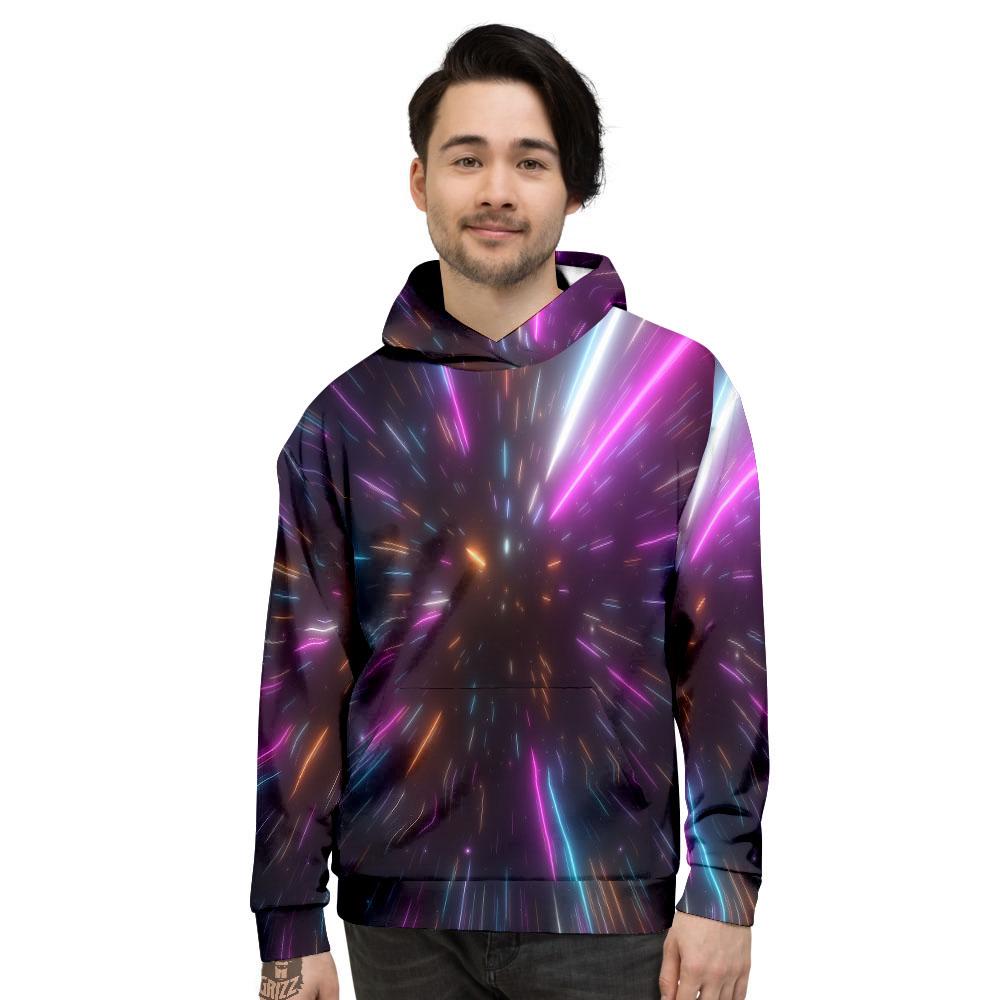 Lightspeed Hyperspace Print Men's Hoodie-grizzshop