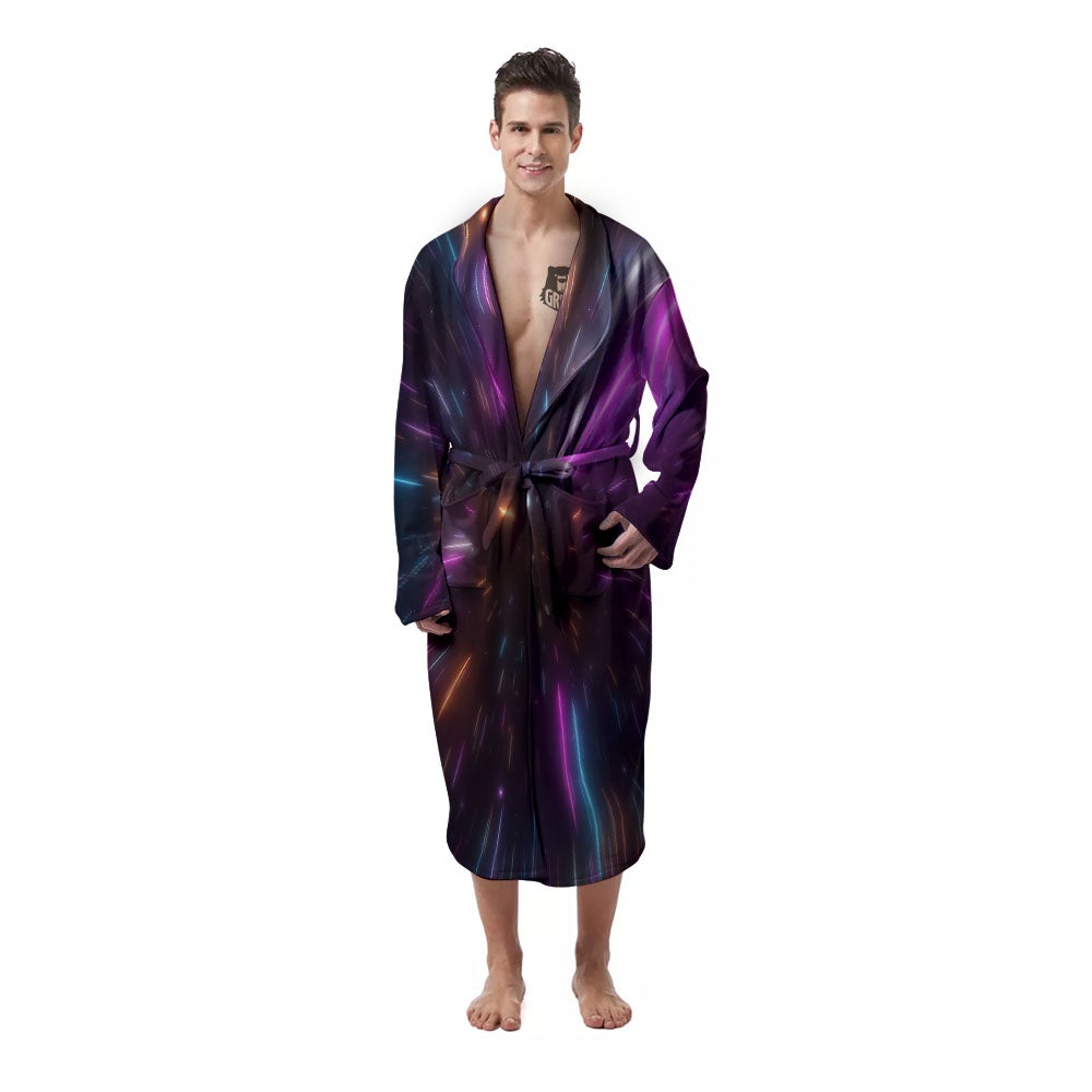 Lightspeed Hyperspace Print Men's Robe-grizzshop