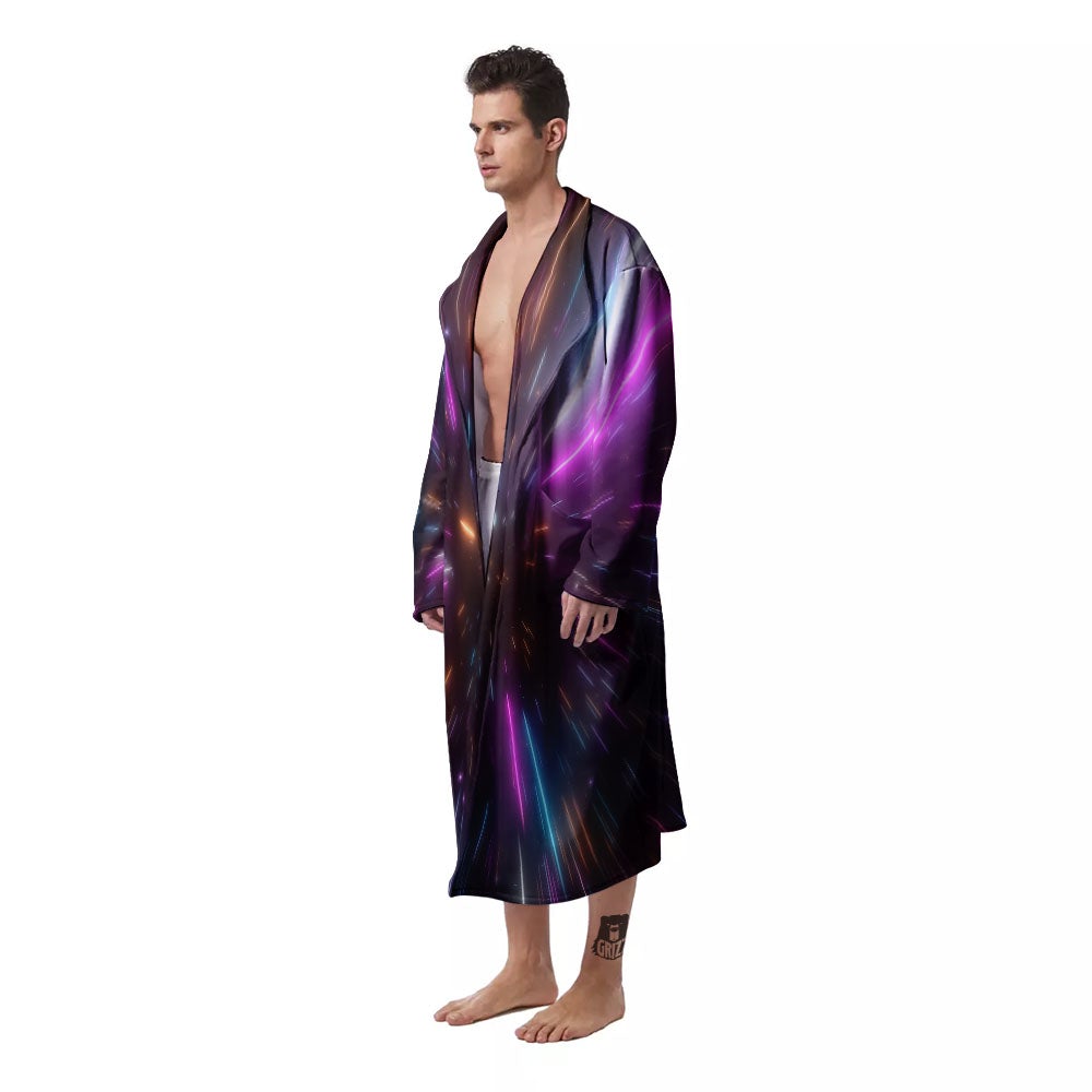 Lightspeed Hyperspace Print Men's Robe-grizzshop
