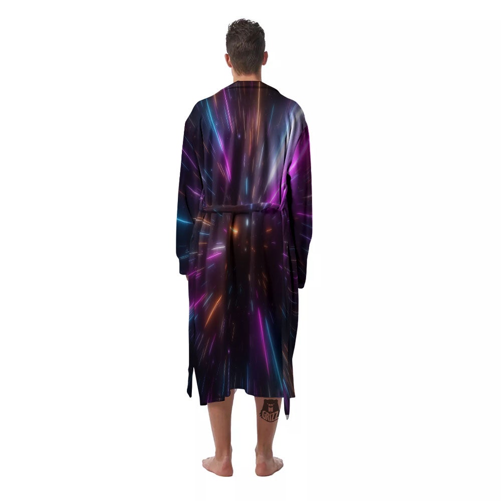 Lightspeed Hyperspace Print Men's Robe-grizzshop