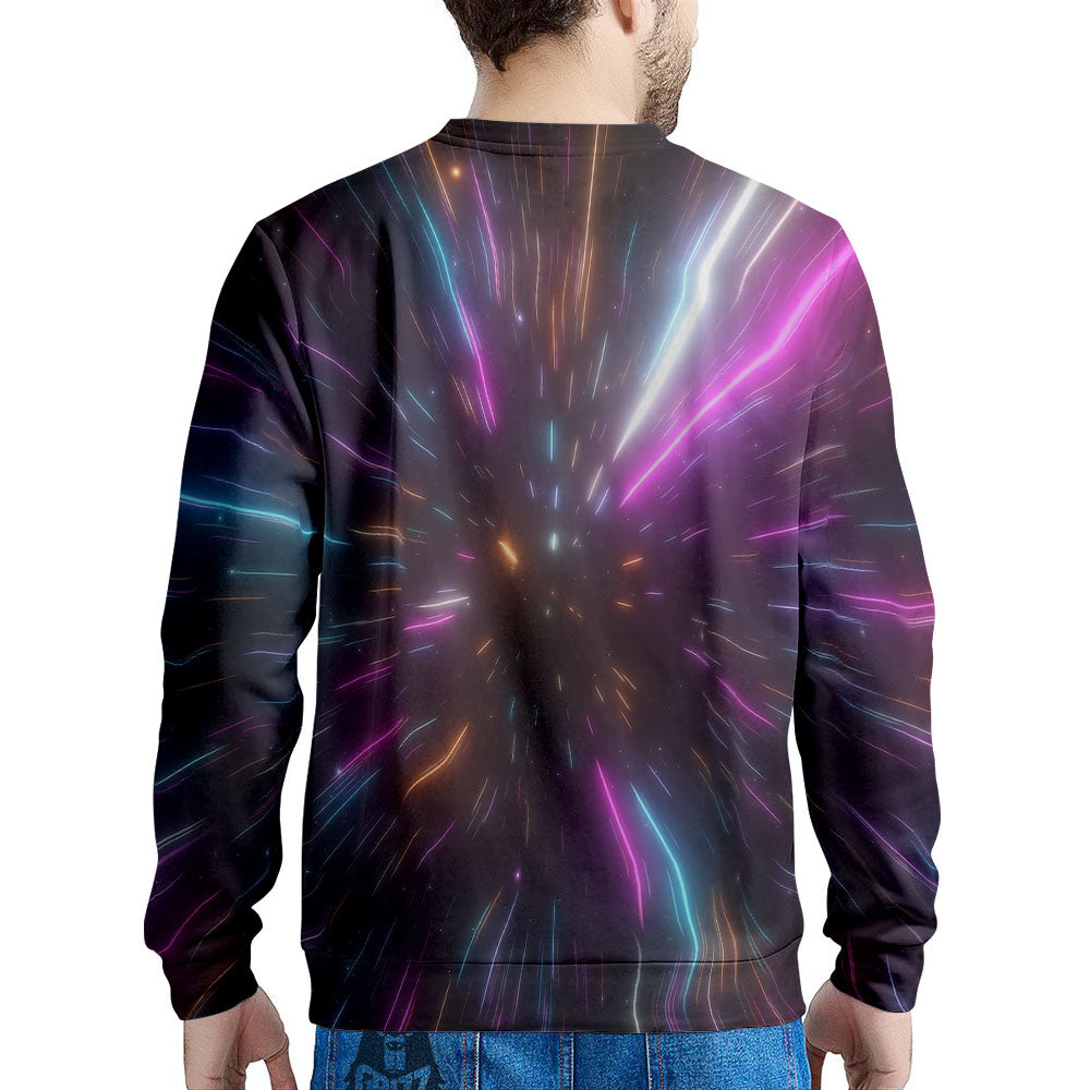 Lightspeed Hyperspace Print Men's Sweatshirt-grizzshop
