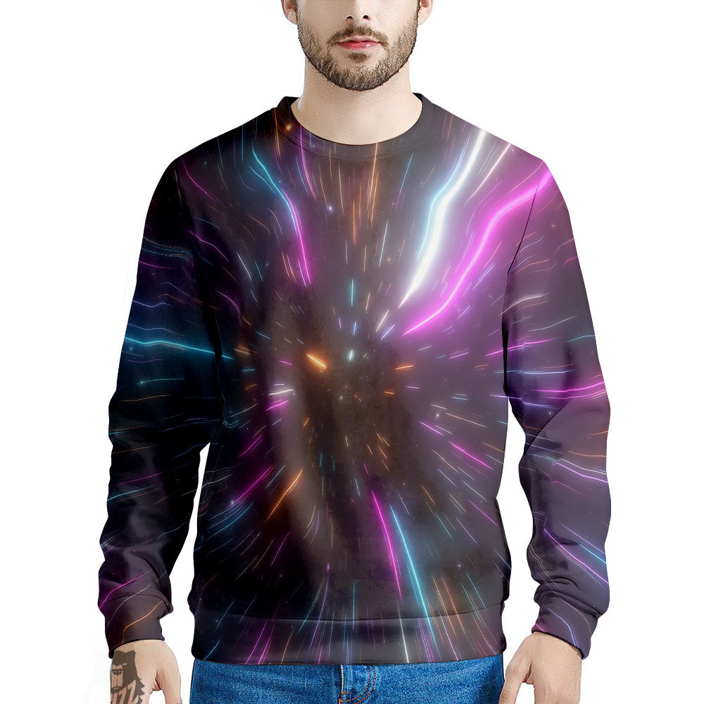 Lightspeed Hyperspace Print Men's Sweatshirt-grizzshop