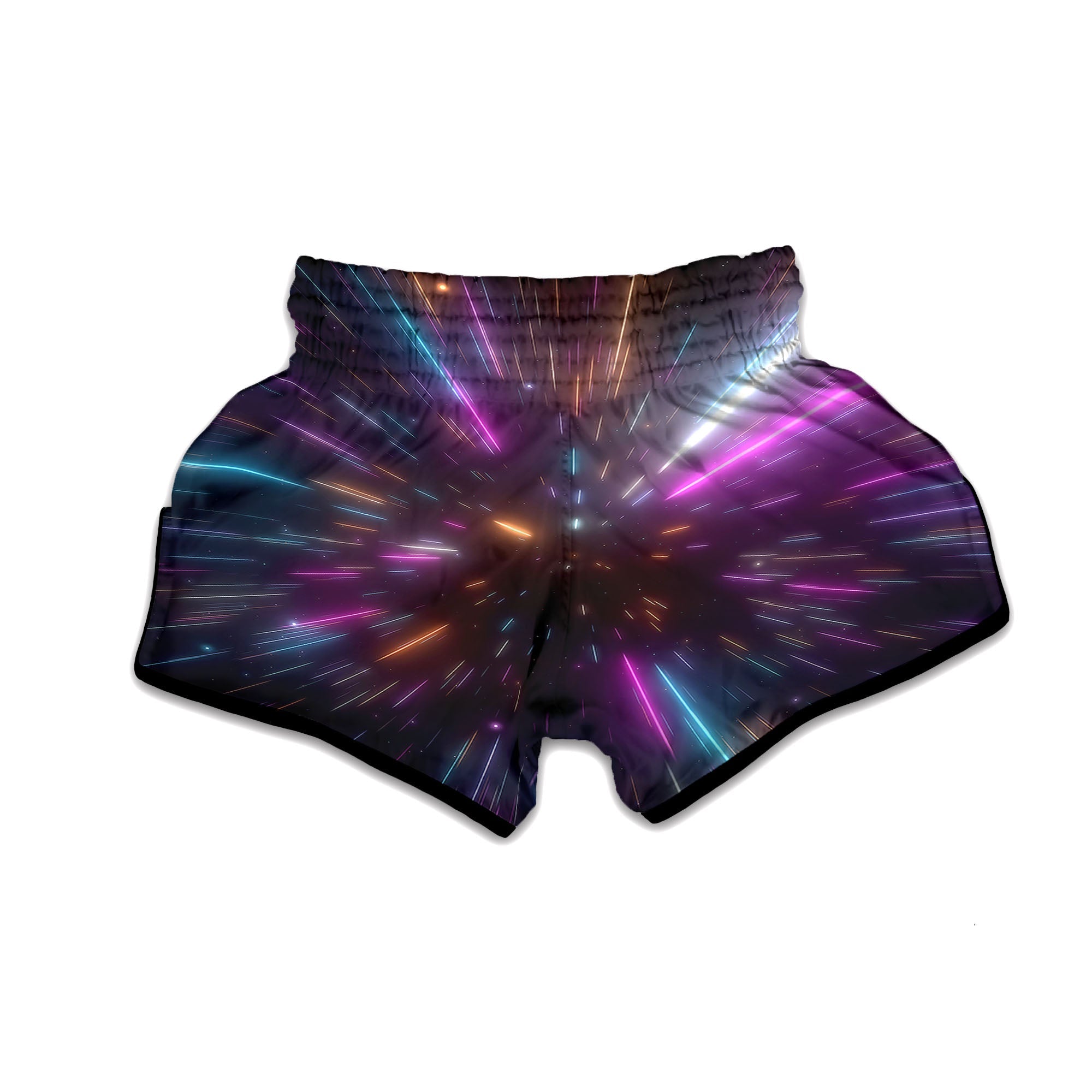Lightspeed Hyperspace Print Muay Thai Boxing Shorts-grizzshop