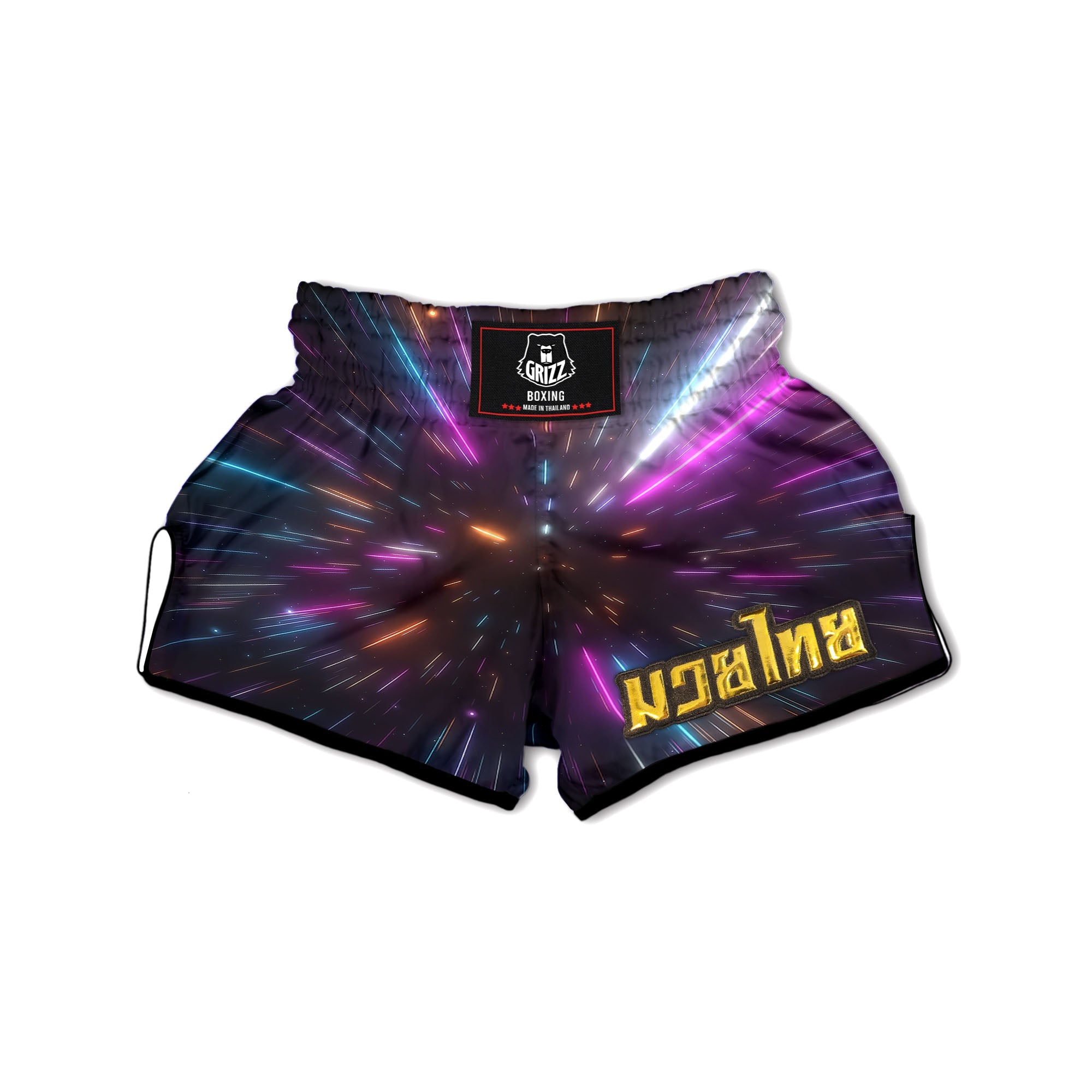 Lightspeed Hyperspace Print Muay Thai Boxing Shorts-grizzshop