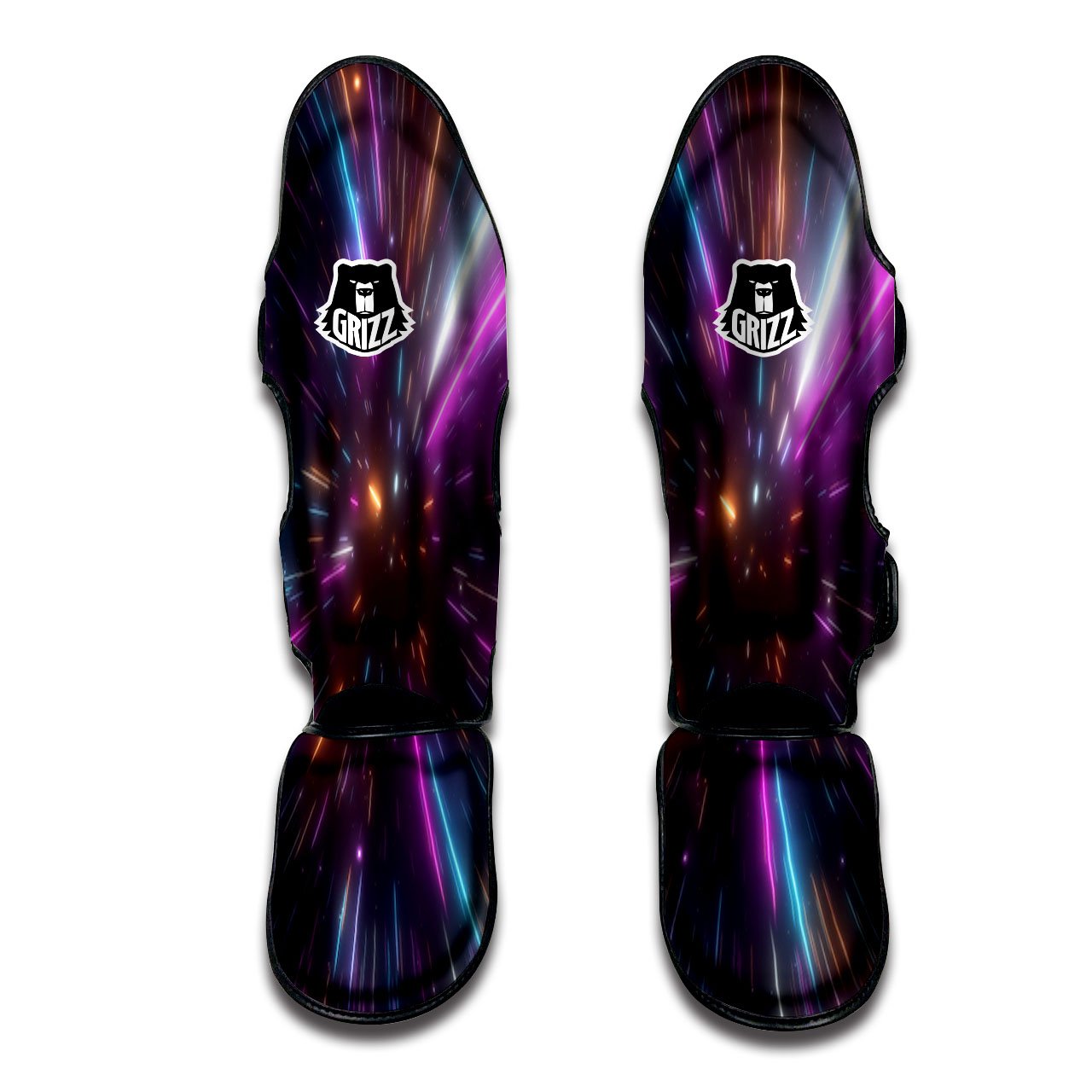 Lightspeed Hyperspace Print Muay Thai Shin Guards-grizzshop