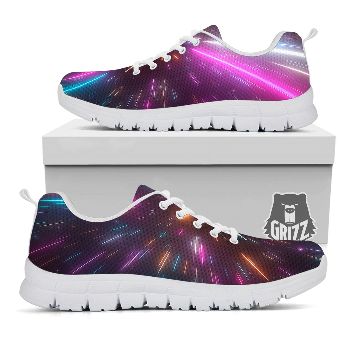 Lightspeed Hyperspace Print White Sneaker-grizzshop