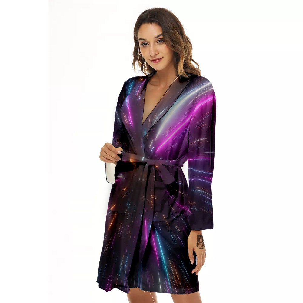 Lightspeed Hyperspace Print Women's Robe-grizzshop