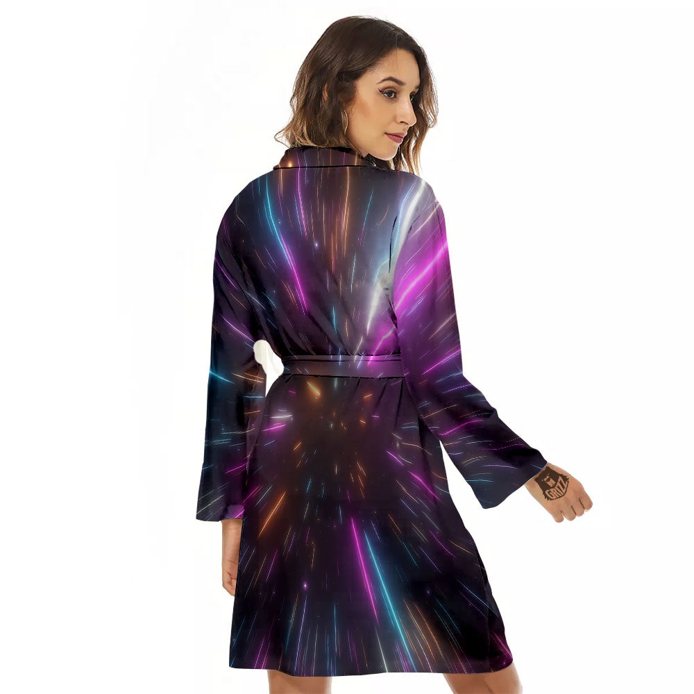 Lightspeed Hyperspace Print Women's Robe-grizzshop