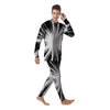 Lightspeed White And Black Print Men's Pajamas-grizzshop