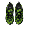 Lily Pads Water Print Pattern Black Sneaker-grizzshop