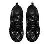 Lily White And Black Print Pattern Black Sneaker-grizzshop