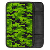 Lime Green Camo Print Car Console Cover-grizzshop