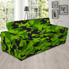 Lime Green Camo Print Sofa Cover-grizzshop